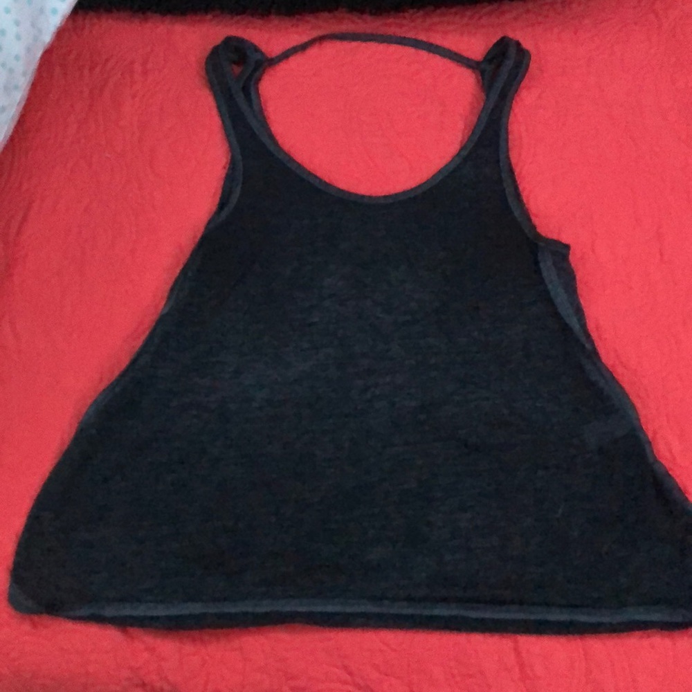 Grey sports tank